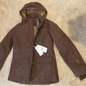 Women’s Size M Hooded Waxed Coat